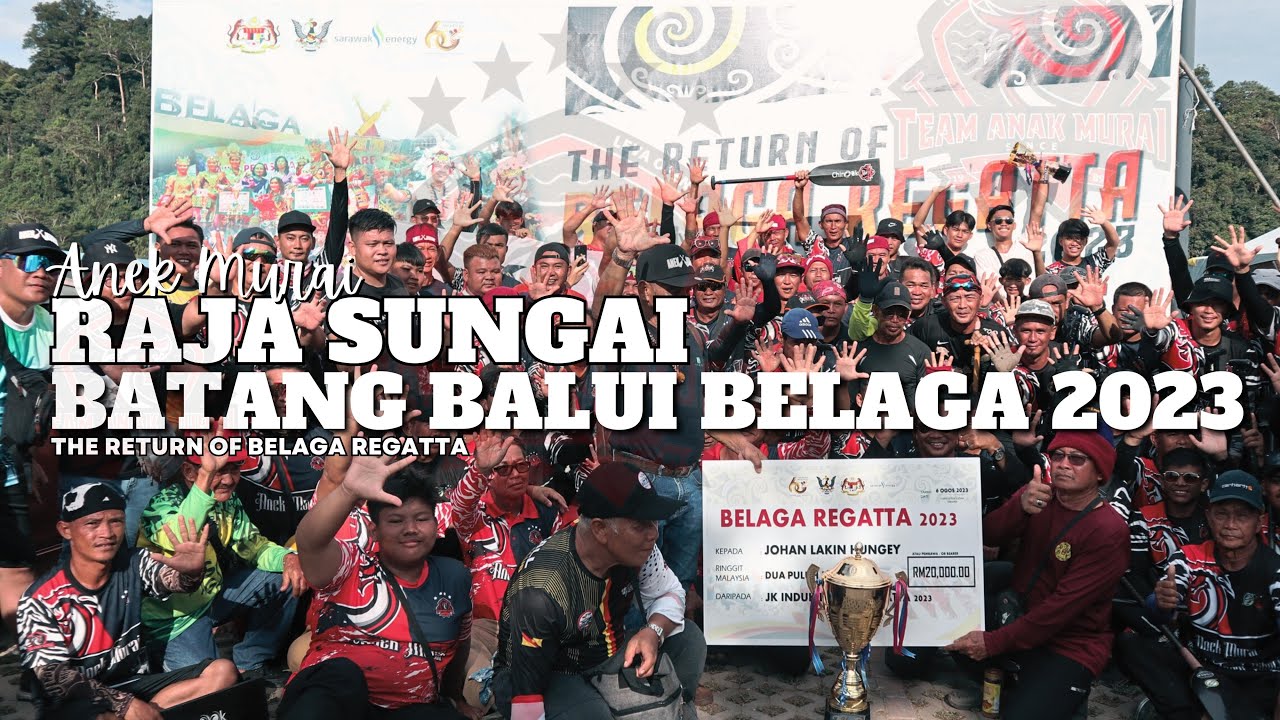 Regatta Belaga 2023 | Lumba Perahu Kayuh | Hidden Waterfall | Vlog