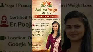 🧘♀️ Yoga for women's health, PCOS/PMOS, stress relief, flexibility, and overall wellness with Pooja