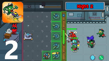 Space Survival: Zombie Attack gameplay walkthrough ios android part 2 Night 2
