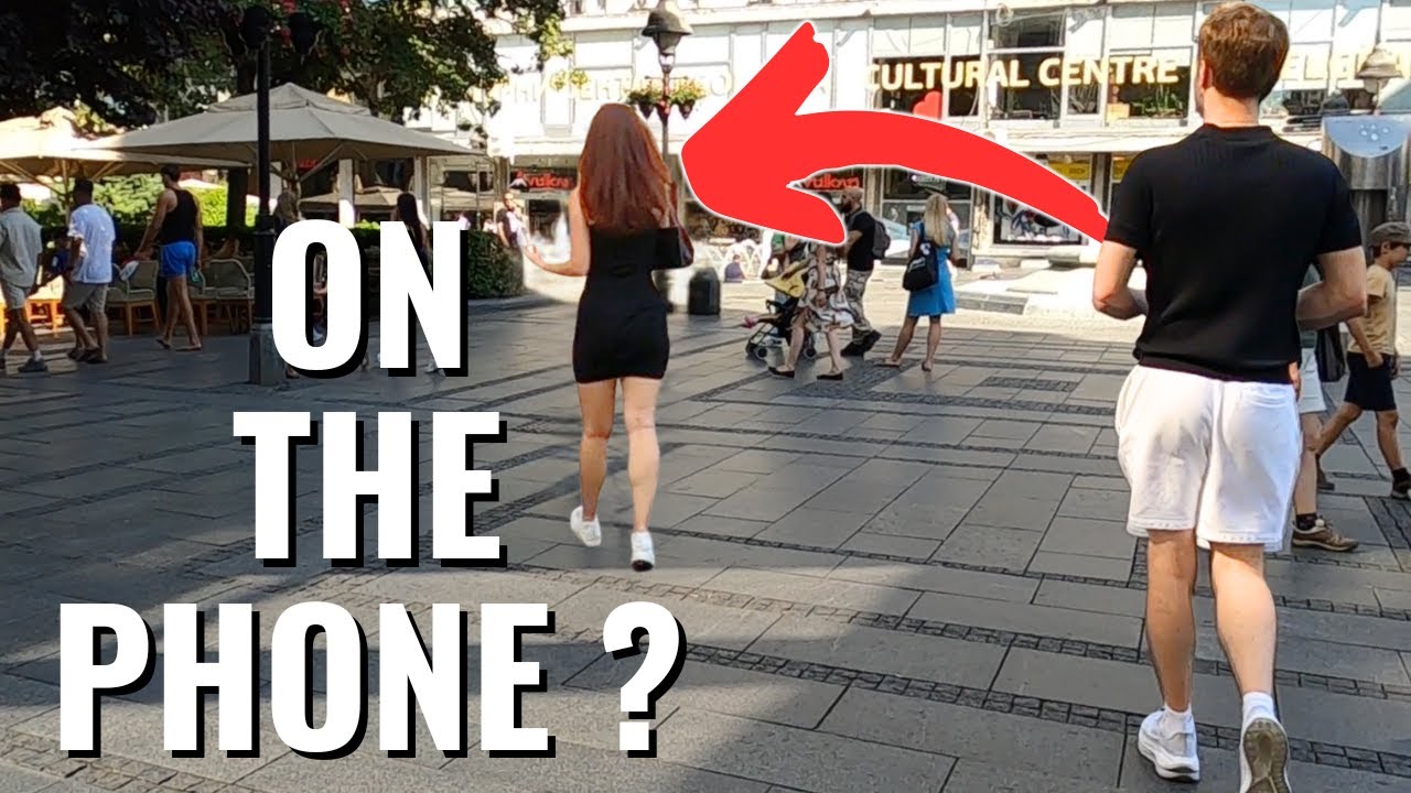 How to Cold Approach a Beautiful Girl Who’s on Her Phone (REAL INFIELD)
