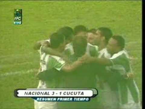 Nacional ( 3 ) - Vs- Cucuta ( 1 ) - Torneo Apertur...