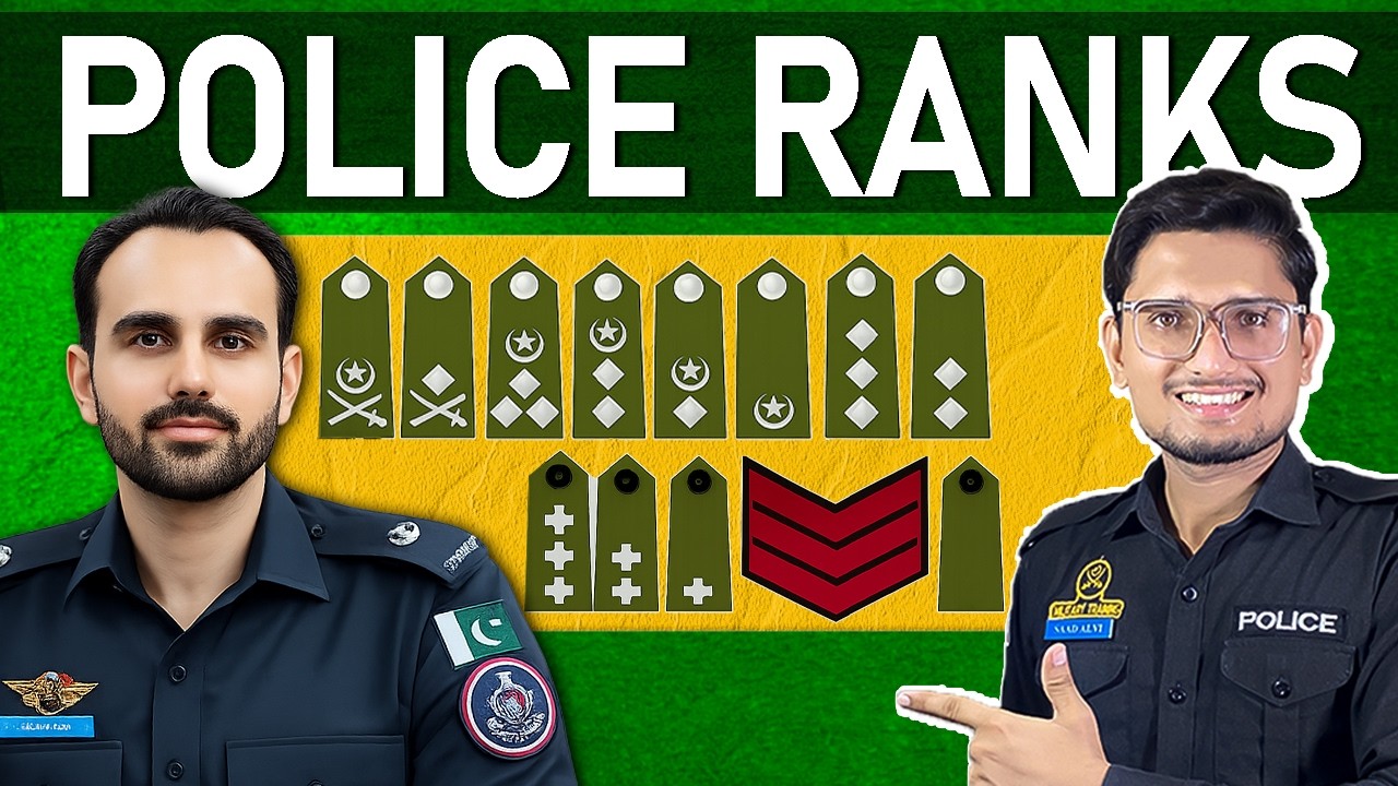 Pakistan Police Ranks With Salary | Complete Rank Explain From ...