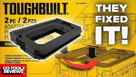 ToughBuilt StackTech Adaptor does fit StackTech flaws? #tools #toughbuilt 
