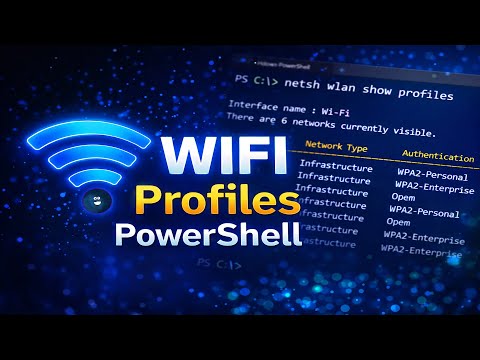 How to see Your Wi-Fi Profiles and Saved Passwords in Powershell