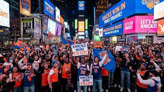 NYC LIVE: Manhattan on Knicks Finals Night 🏀 ⚽️ Brazil vs Morocco World Cup Fans