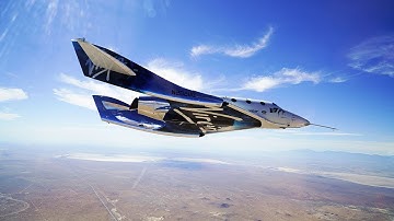 VSS Unity second successful supersonic, rocket-powered flight (4K)