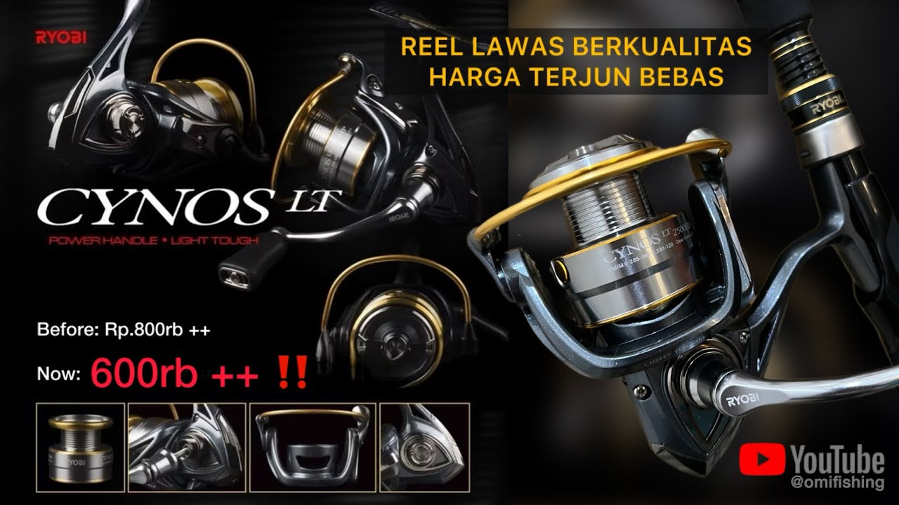RYOBI CYNOS LT SPINNING REEL - YouTube