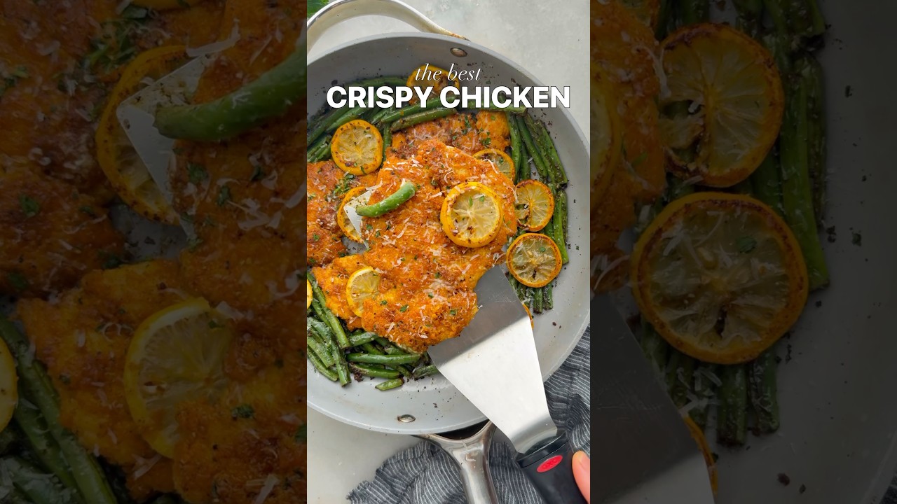 Crispy Lemon Parmesan Chicken
