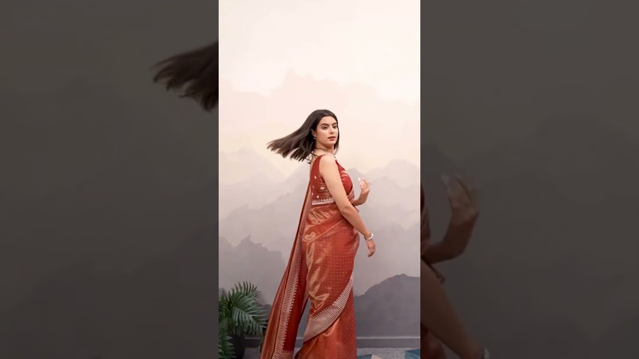 Net Designer Saree With Patch Border, Embroidered And Swarovski Work