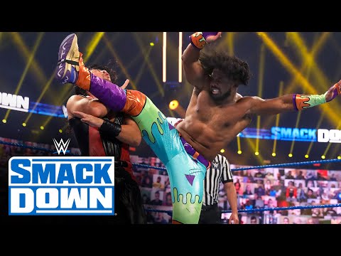 The New Day vs. Shinsuke Nakamura & Cesaro – SmackDown Tag Team Title Match: SmackDown, Oct. 9, 2020