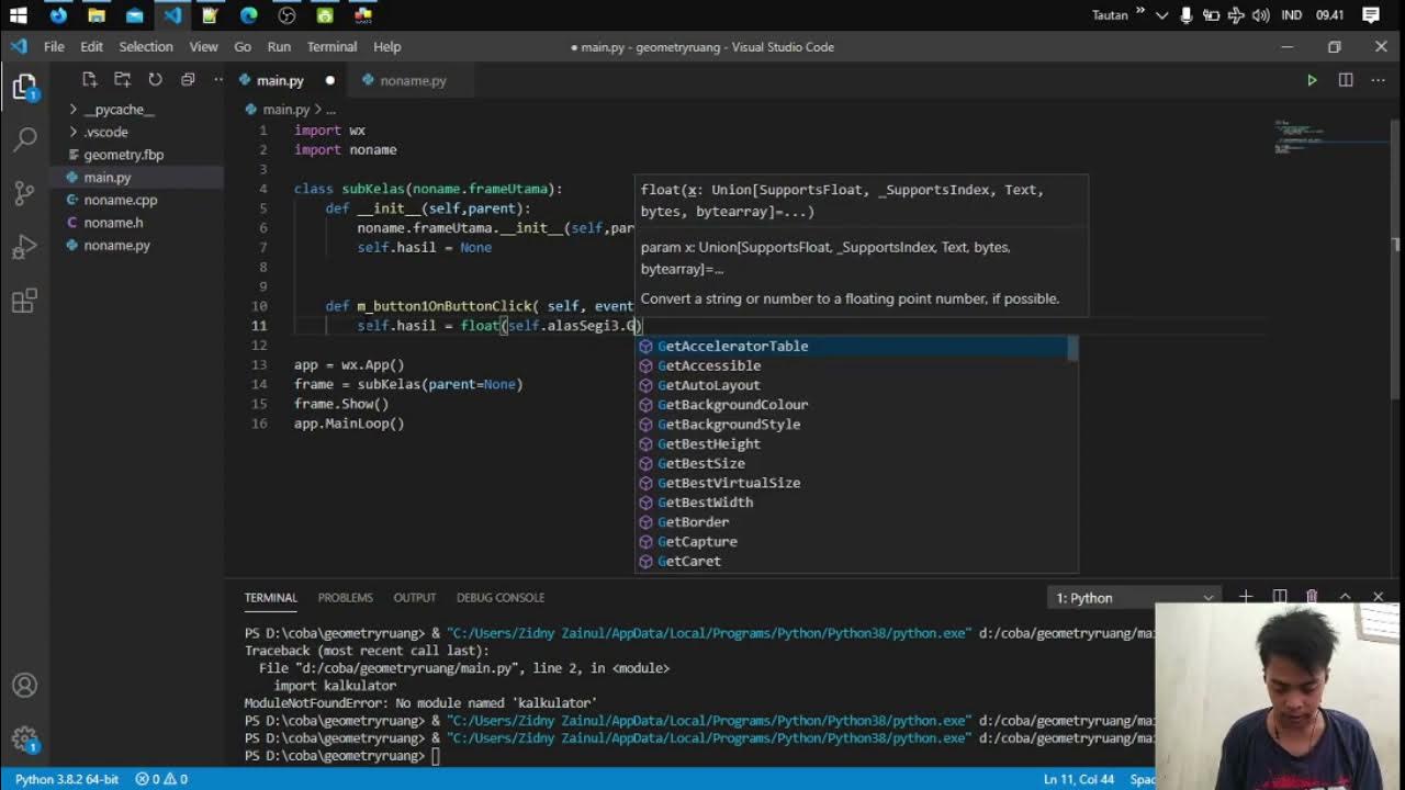 How to make Graphical User Interface Program with Python 3.8 Using ...
