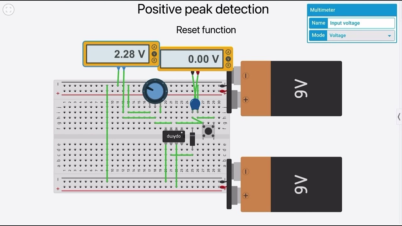 Electronics & Instrumentation project: Peak detection Demo