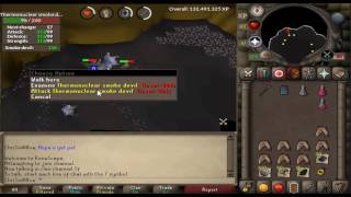 OSRS Thermonuclear Smoke Devil Pet on Video!