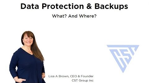 Data Protection and Backups