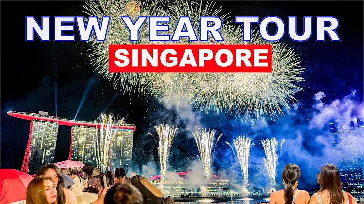 Singapore New Year Countdown and Fireworks 2025 | Singapore New Year Eve 🇸🇬2025