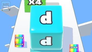"D" Cube 😎 | Jelly Run 2048 | All Levels Gameplay | Android, iOS | NEW UPDATE #14