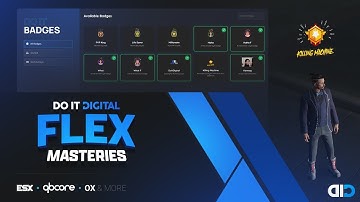 FiveM FlexMasteries Script | Player Titles, Mastery Badges & Quick Flex System