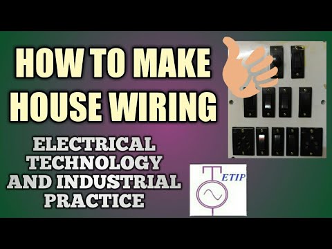 House wiring or home wiring connection diagram|How to make house wiring