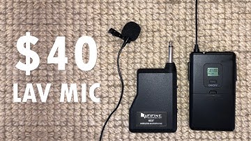 Are Cheap Wireless Lav Mics Worth It? (FIFINE Technology K037B Microphone Review)