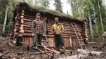 30 days Starving and Building a cabin. Hungry Alaskan lessons