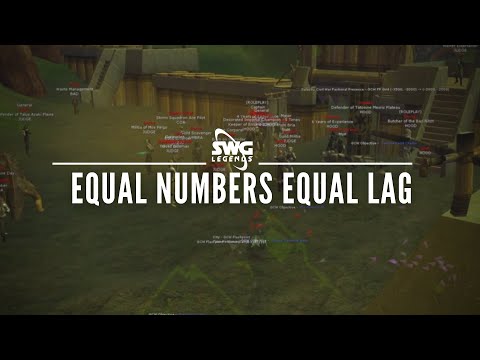 Equal Numbers Equal Lag | SWG Legends PVP