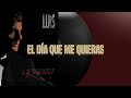 El Día Que Me Quieras - Luis Miguel (letra)