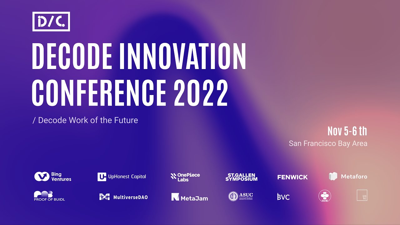 Opening Address Richard Lyons Chief Innovation and Entrepreneurship