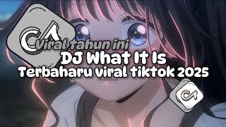 DJ WHAT IT IS !! Dj Terbaharu viral tiktok 2025,🎧🎶