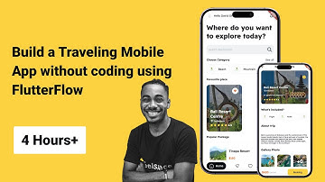 Build a Traveling Mobile App without coding using FlutterFlow and Firebase for FREE