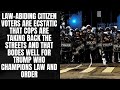 Voters Are Ecstatic to See Cops Take the Streets Back and That Means Trump’s Reelected in November