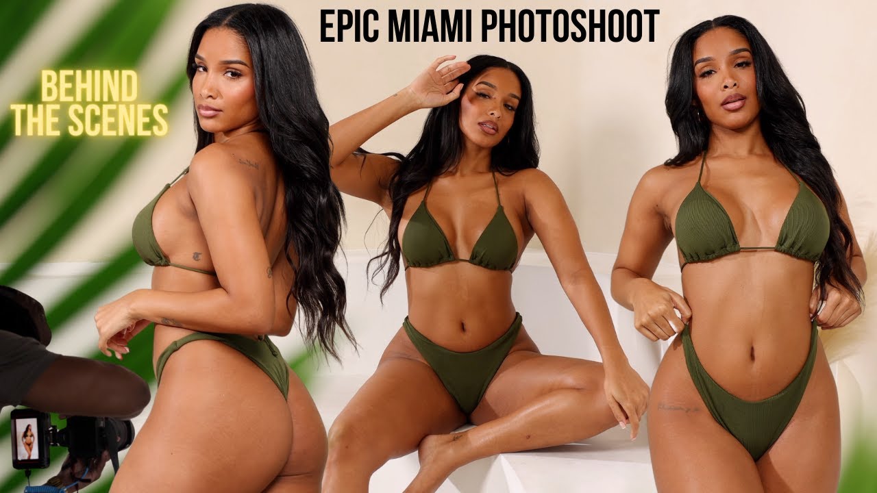 EPIC Miami Photoshoot BTS w/ Vicky Lauren | Amaran 300C Review