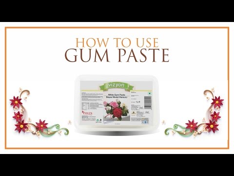 How to use Gumpaste for Cake Decoration?
