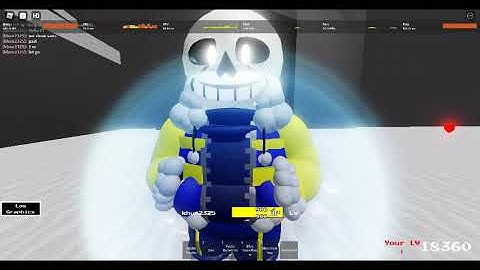 Roblox Undertale: Randomized Multiverse Event Past 1