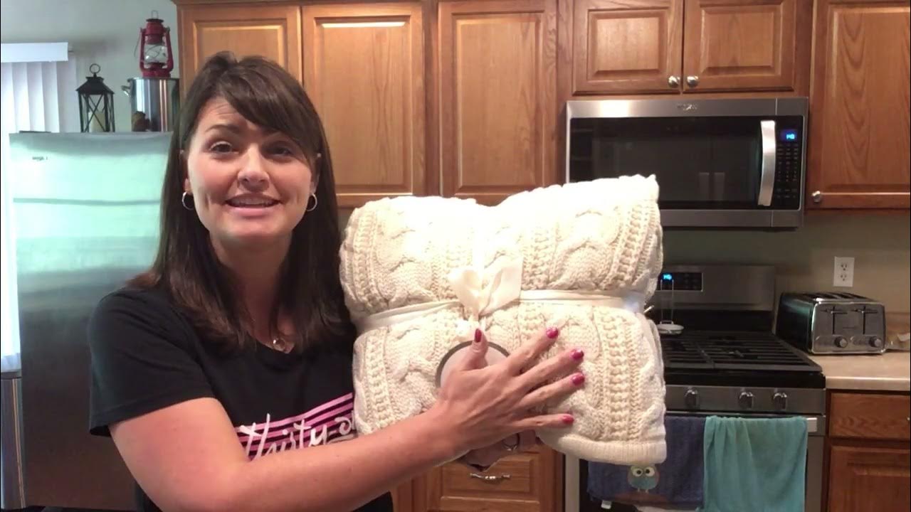 Cozy Cable Knit Blanket YouTube