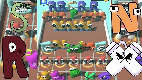 Merge Alphabet Lore Run level 34,35 Gameplay Walkthrough Android iOS