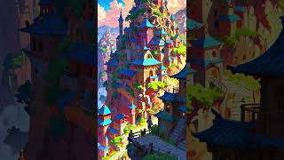 Pemandangan Dalam Anime Nature shorts animasi anime nature