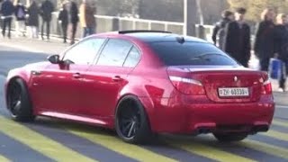 BMW M5 e60 in Candy Red - Great V10 Sound!