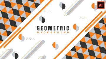 How to Make Vector Abstract Geometric Background | FREE DOWNLOAD | Adobe Illustrator Tutorial