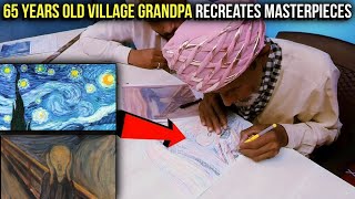 Unveiled: Meet the 65-Year-Old Villager Who Secretly Painted Iconic Masterpieces! Tribal People