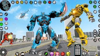 US Police Robot Car Transform Game Full Epic Gameplay screenshot 5