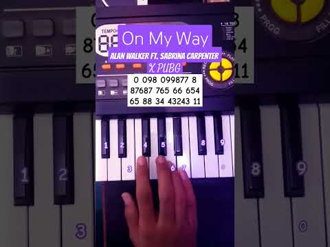 On My Way – Alan Walker (Piano Tutorial) #pubg #viral #shorts