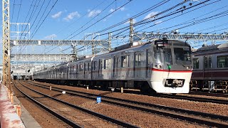 廃車回送中の都営浅草線91T回送5300形5324-1〜5324-8編成と都営浅草線31T回送5500形5512-8〜5512-1編成、京急線99試運転1000形008〜001編成けいきゅんが走行！