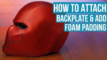 Finishing 3D Prints : Attaching Helmet Back Using Magnets