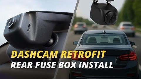 BimmerTech Dashcam Retrofit for BMW – Rear Fuse Box Installation