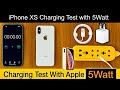 iPhone XS 5W Charger Test ⚡ 0-100% | Original Apple Charger Charging Speed
