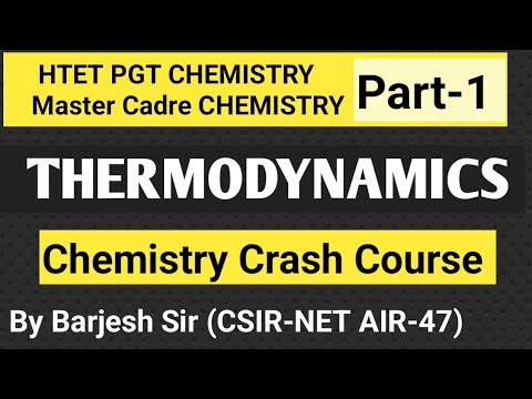 Thermodynamics Part-1 Of 2 |PGT CHEMISTRY |Master Cadre Chemistry |