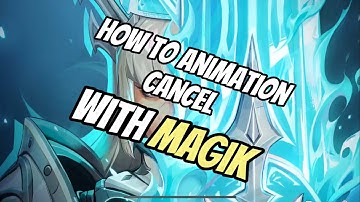 How to animation cancel with Magik on controller/console (Ps5)