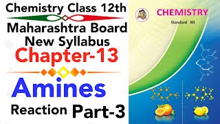 part-3 ch-13 Amines chemistry class 12 science new syllabus HSC board Physical properties of amines