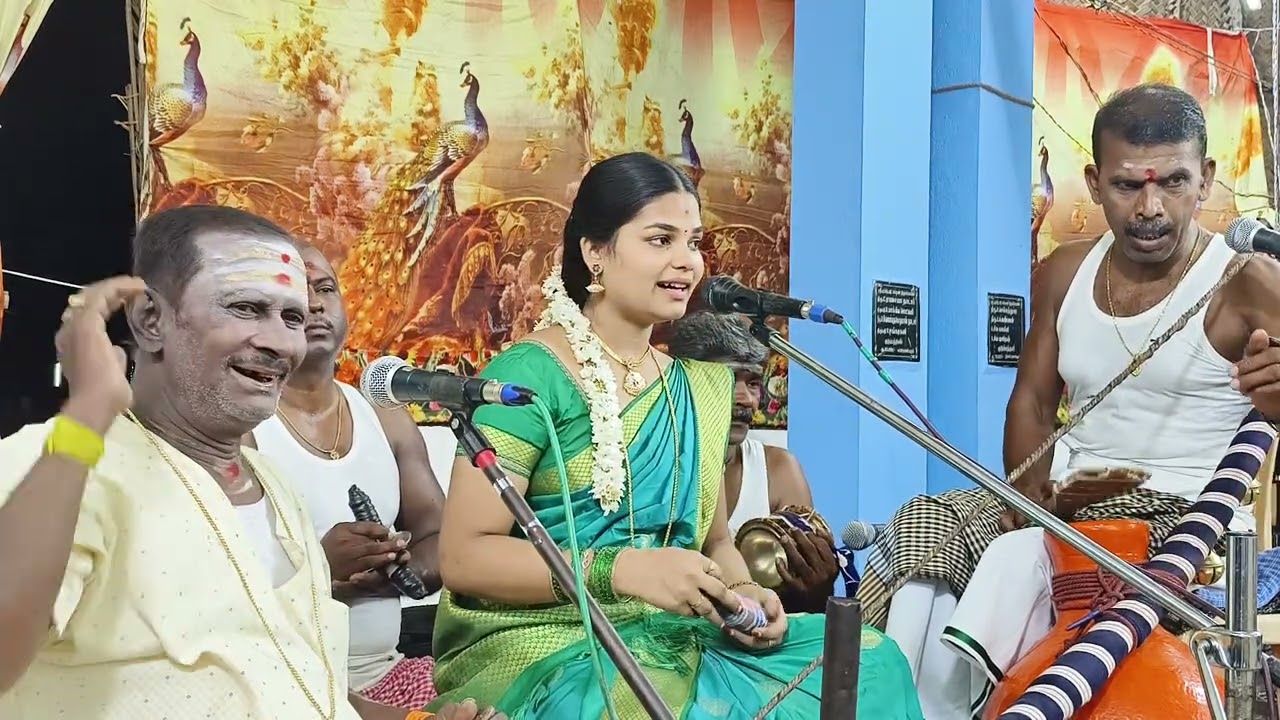 ஊச்சிக்குளம் மூப்பிடாதி அம்மன் கோவில் கொடைவிழா மாதவி வில்லுபாட்டு பகுதி - 2