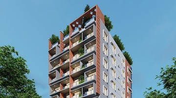 10 Storey Building 3D Animation | Realistic Exterior Design | Architectural Visualization